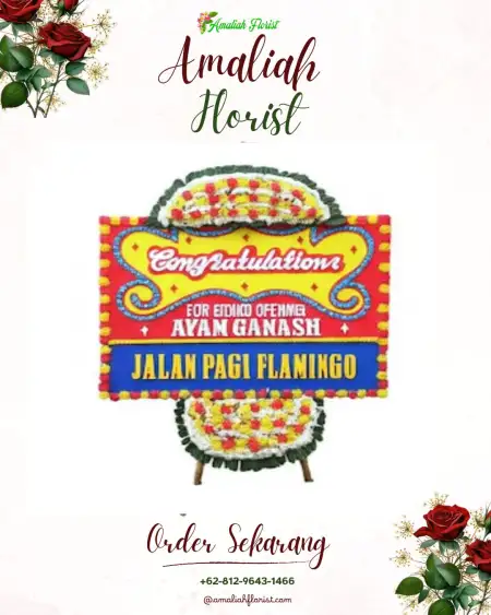 Sewa Papan Bunga Bonggo